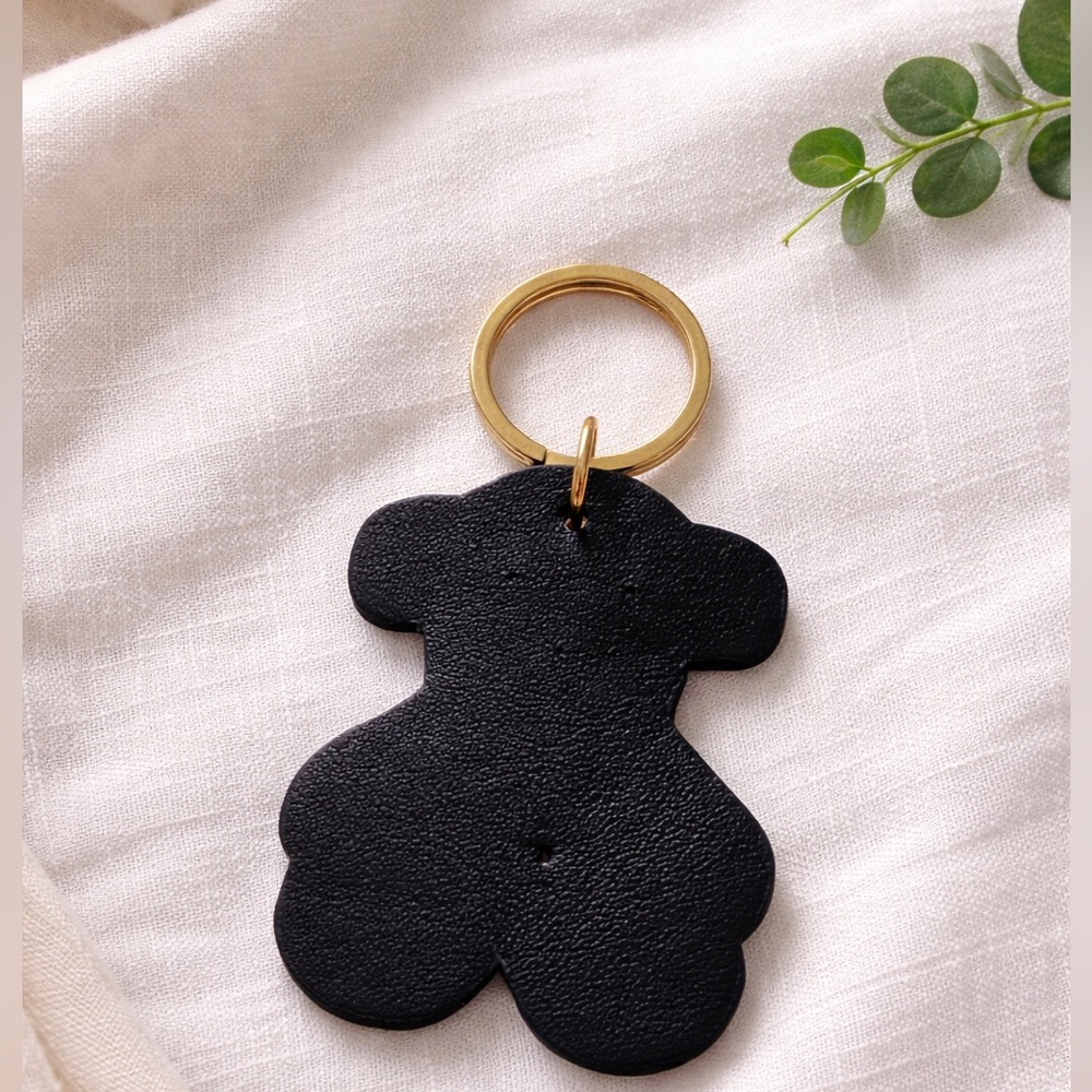 TOUS Black Bear Keychain